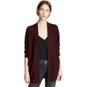 Vince Long Cashmere Raglan-sleeve Cardigan Sweater